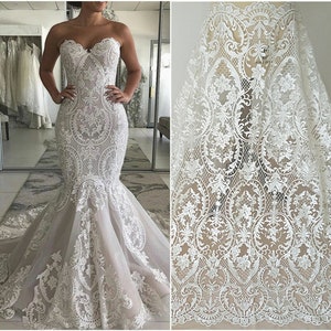 Elegant Off-shoulder Mermaid Wedding Dress. Custom Wedding - Etsy