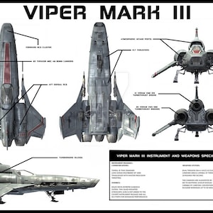 Battlestar Galactica, Caprica Studio Scale resin Viper Mk3 model Blood & Chrome