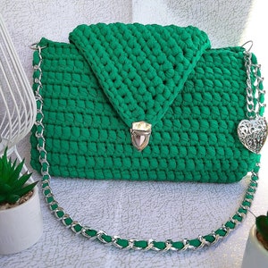 Handmade crochet bag