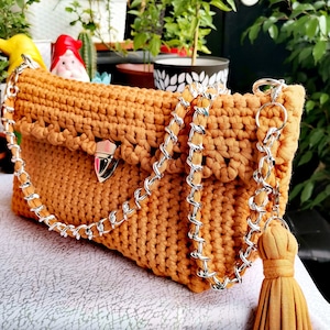 Handmade crochet bag