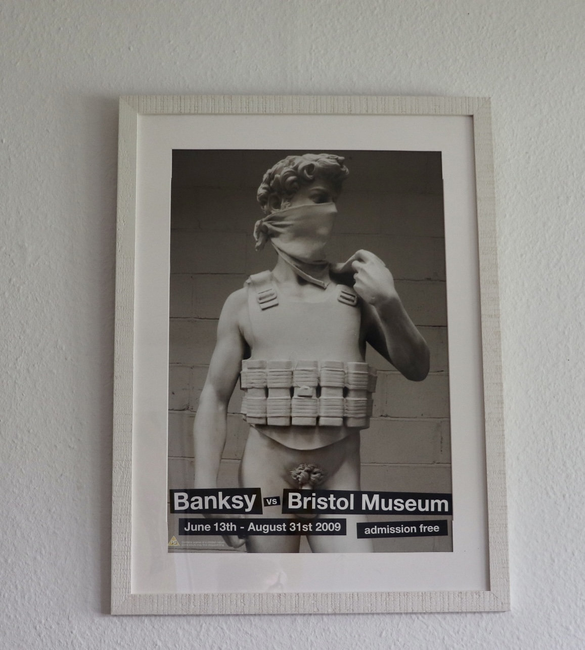 basnksy bristol Michelangelos David Suicide Bomber 2009