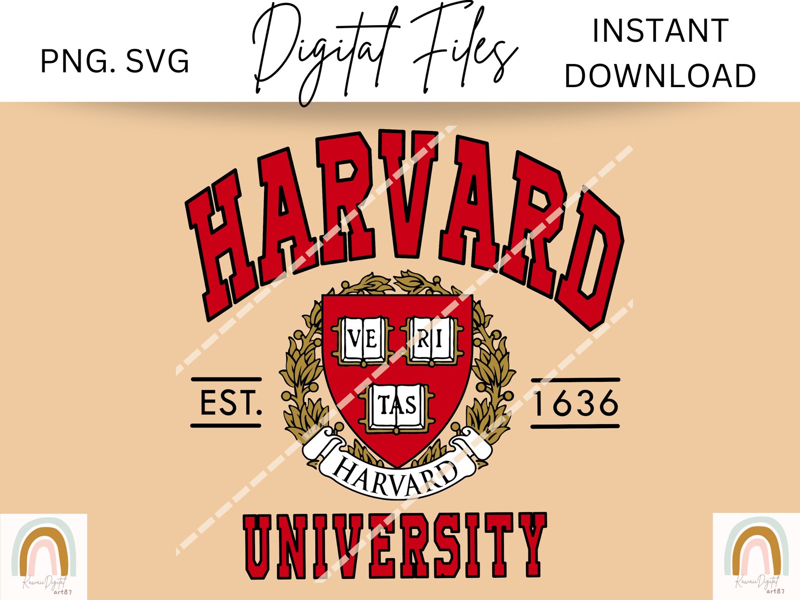Harvard Png Harvard Svg University of Harvard Logo - Etsy UK