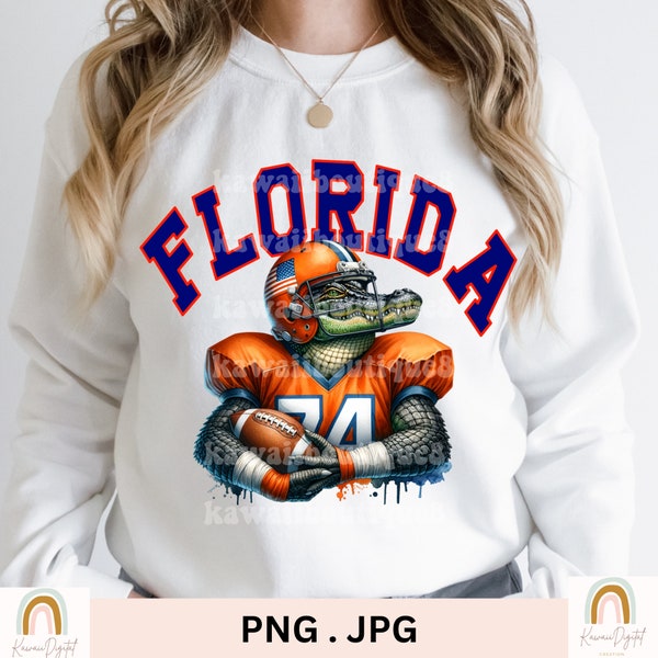 Florida Png | Florida American Football Png | Florida Logo | Florida Sublimation Shirt png | Gators Digital  Design | Florida Mascot Logo