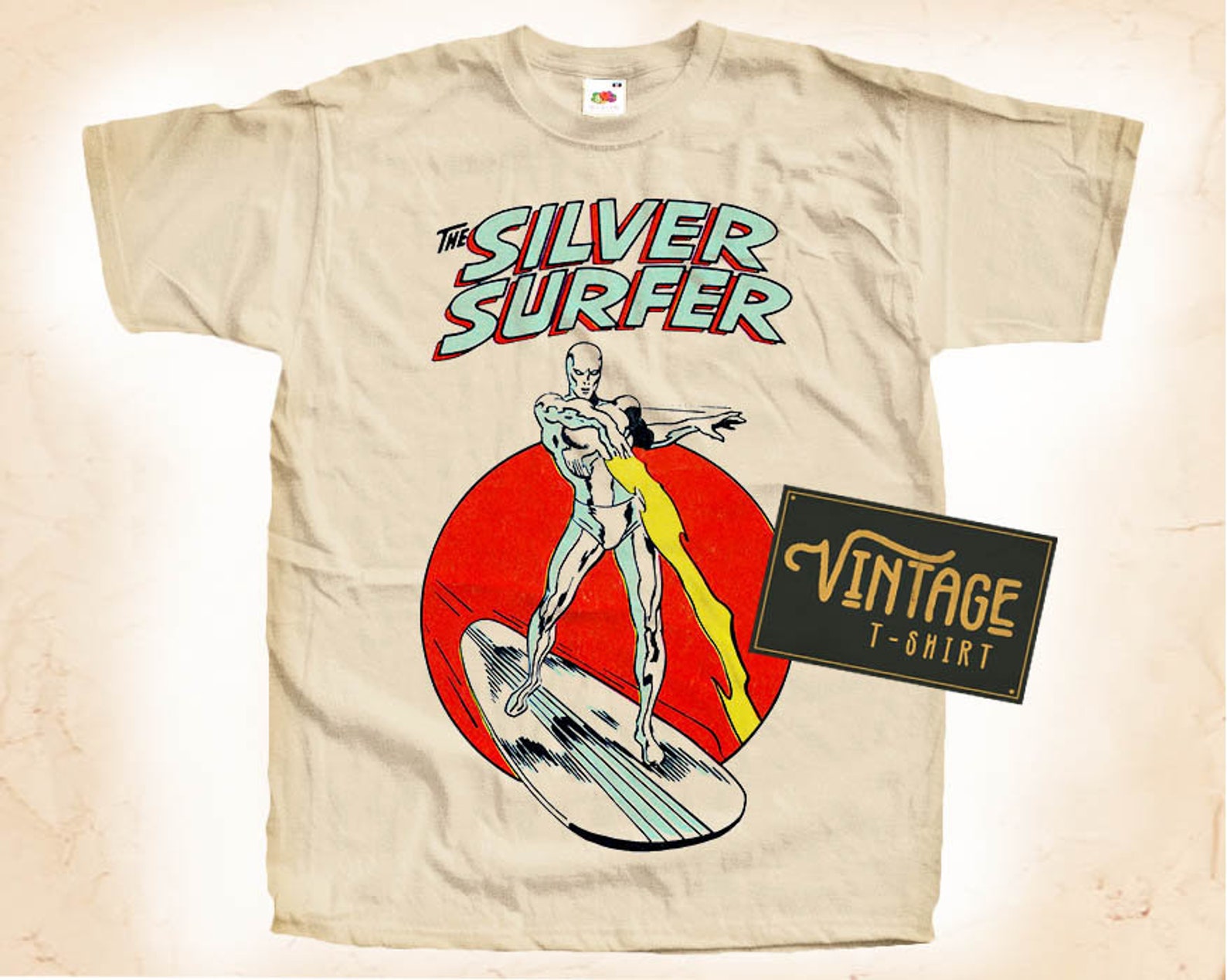 Vintage T Shirt the Silver Surfer Men's Woman's Etsy