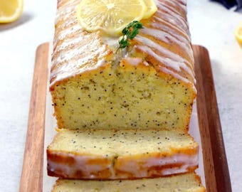 Pain fait maison au citron et aux graines de pavot - céto, sans sucre, faible en glucides, sans gluten, diabétique