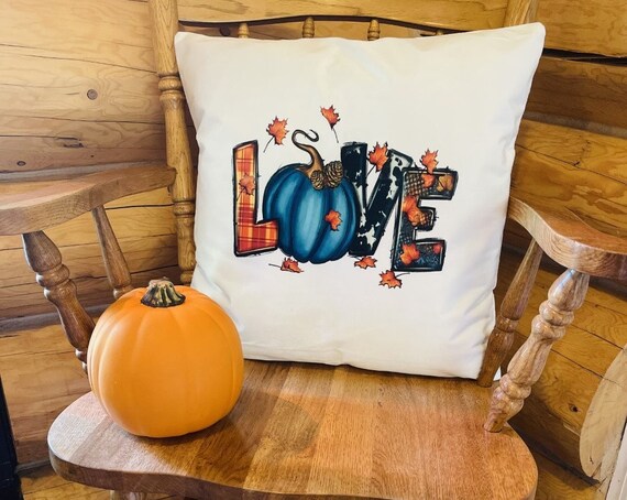 Fall Pillow, Love, décor