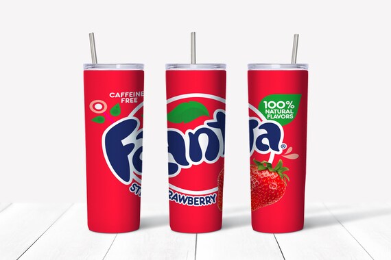 20 oz Red Fanta Tumbler