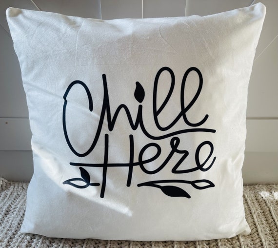 Chill Here Decorative Pillow