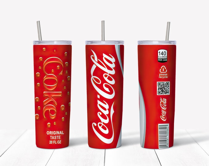 20 oz dual lid Coca Cola Tumbler