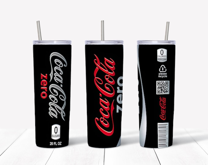 20 oz dual lid Coca Cola Zero Tumbler