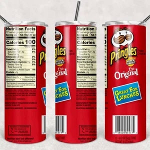 20 oz dual lid Pringles Tumbler