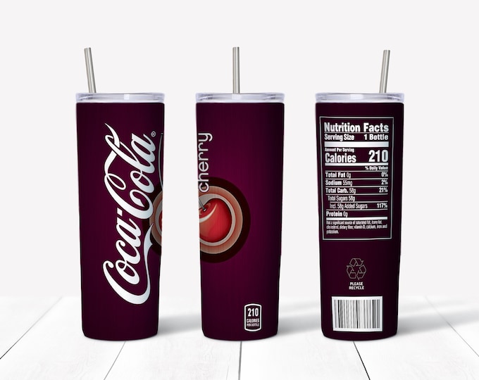 20 oz dual lid Coca Cola Cherry Tumbler