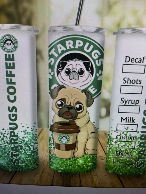 20 oz Starbucks (pugs) Tumbler