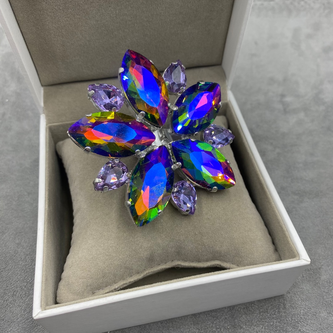 Oversized Crystal Drag Queen Ring ONE AVAILABLE Fully - Etsy