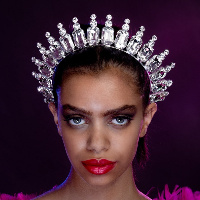 Statue of Liberty Crystal Tiara Crown Pageant Jewellery Etsy