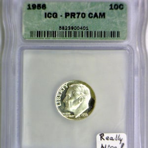 1956 Proof Roosevelt Dime ICG PR-70 CAM; Really Nice!
