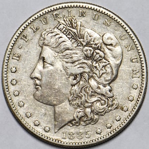 1885-S Morgan Dollar; Nice Original XF