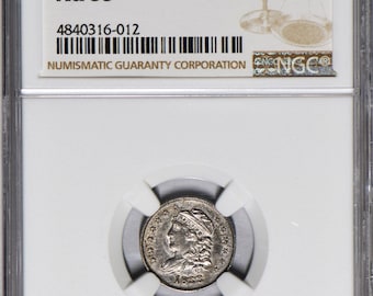 1833 Half Dime NGC AU-55