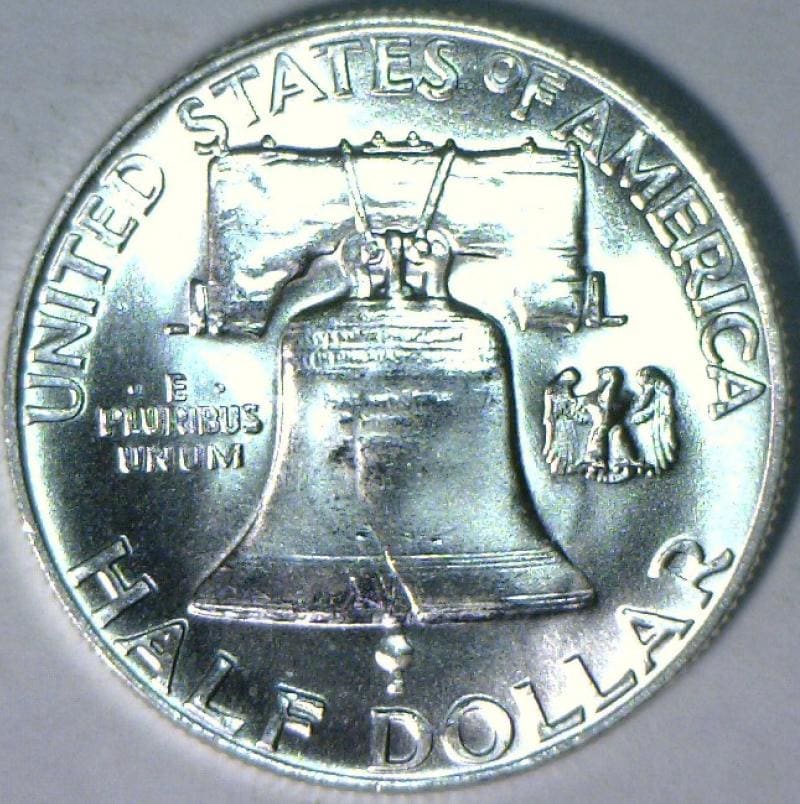 専用ページです。USAフランクリンハーフダラー銀貨　1959年リング 1959年フランクリンハーフダラー。ジェムBU - Etsy 日本