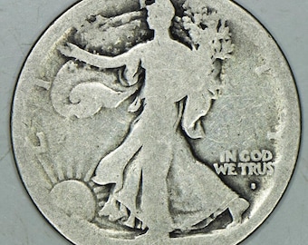 1916-S Walking Liberty Half Dollar; Choice Original AG; Perfect For The Grade!