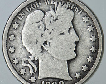 1900-O Barber Half Dollar; Choice Original VG