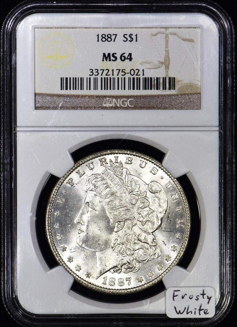 アンティークコイン NGC PCGS Morgan Silver Dollar - MS-65 Mint
