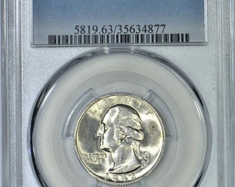 1942-S Washington Quarter PCGS MS-63