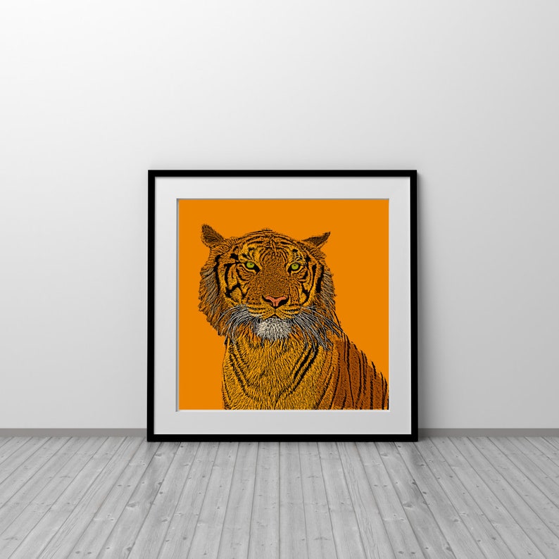 Sunda Tiger Endangered - Etsy
