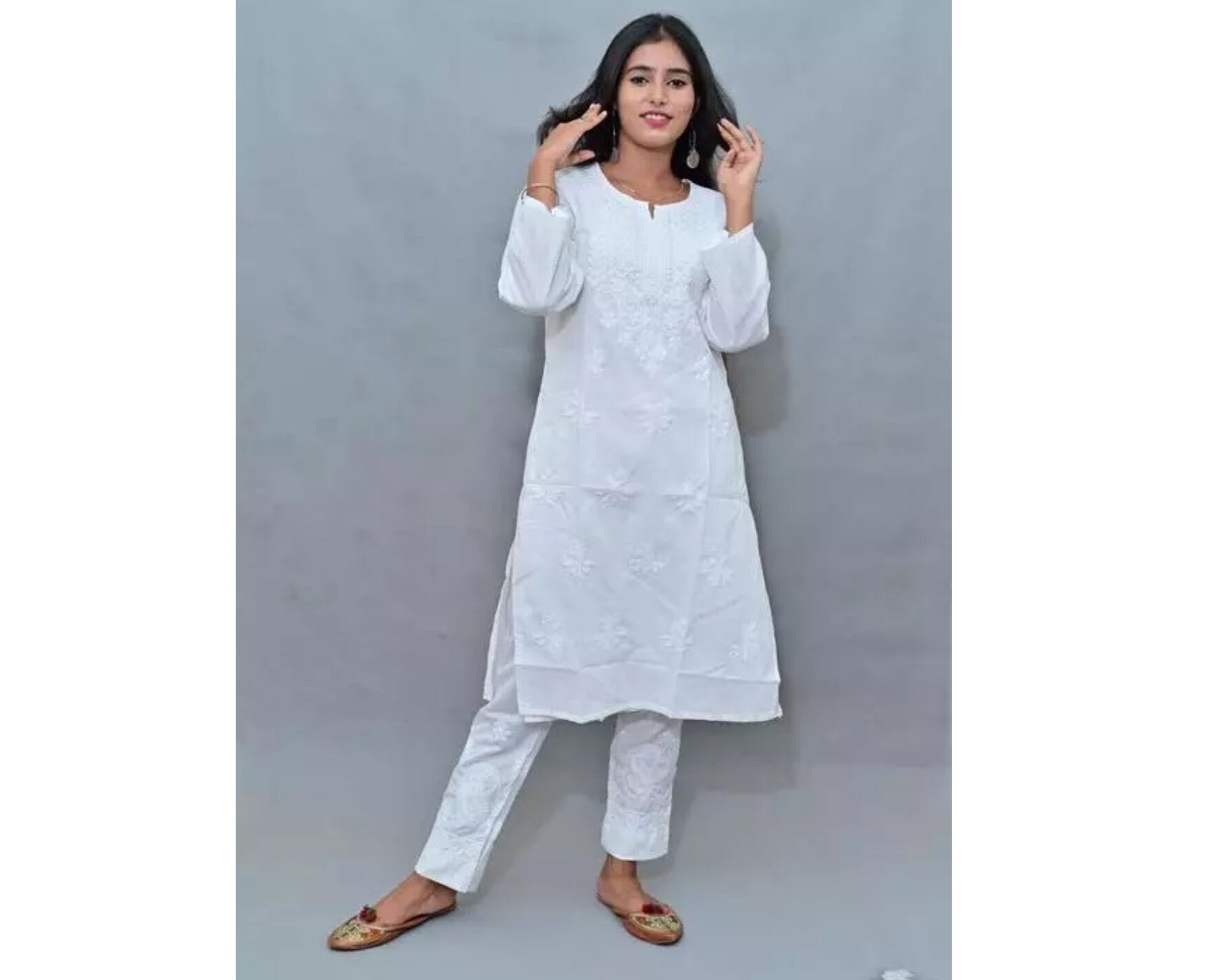 A Line Kurta Etsy