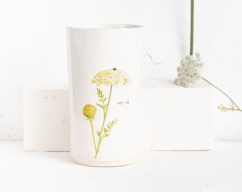 Nordic Flower Vase, Pottery Vase, Nordic Vase, Indoor Ceramic Vasa, Minimalist Vase, Office Vasa, Table Centerpiece, Scandinavian Décor