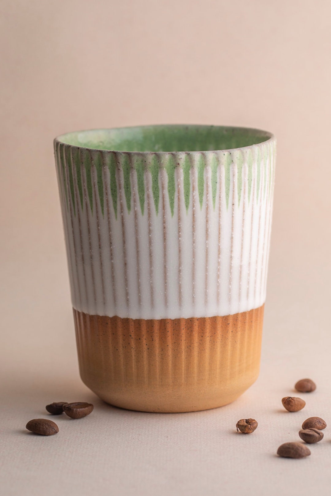 Rustic Cups Ceramic Mug, Pottery Mug, Tea Mug, Rustic Style Cup, Large Coffee Cup ...