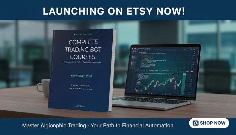 Curso de Bots de Trading Algorítmico / Código Python, Automatización de Criptomonedas (Descarga Digital) imagen 5