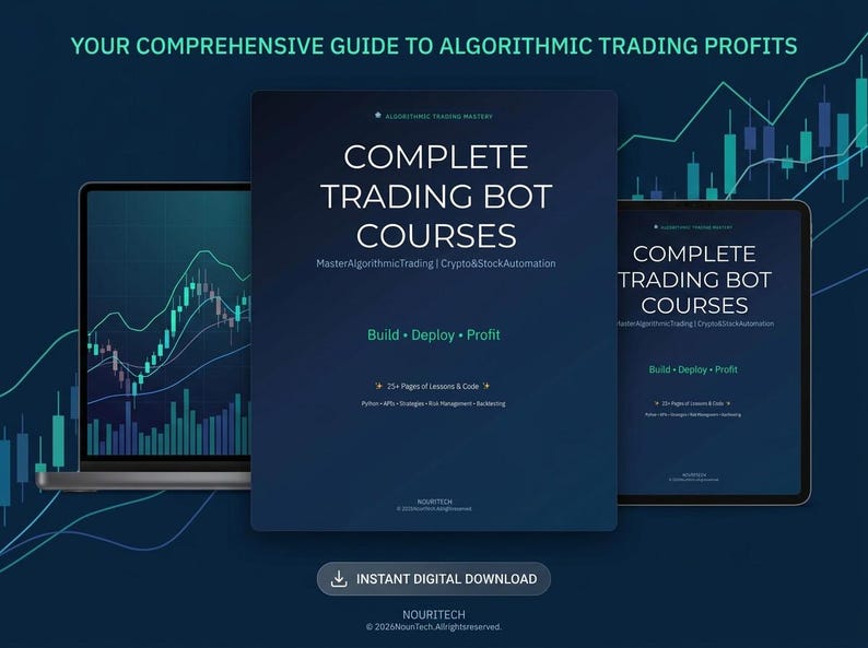 Curso de Bots de Trading Algorítmico / Código Python, Automatización de Criptomonedas (Descarga Digital) imagen 7