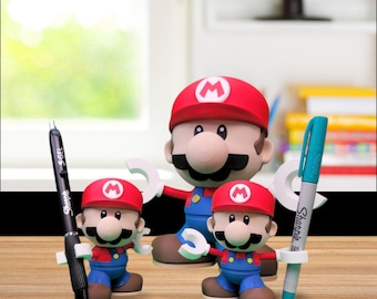 Porte-clés Figurine PVC Super Mario Bros - Personnages Luigi, Donkey Kong - Neuf