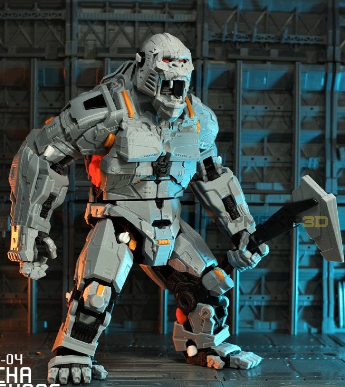 Articulated Mechakong Kingkong - 3D Printed - Etsy