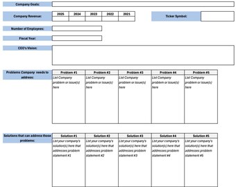 B2B Account Planning Template Pack | Executive Summary, SWOT, BANT, Business Model Canvas and Brand Strategy for Sales & Marketing