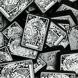 The Reader Tarot Card Cuentas Focales de Silicona