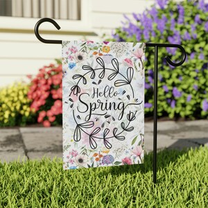 Hello Spring Girlande für Garten & Haus