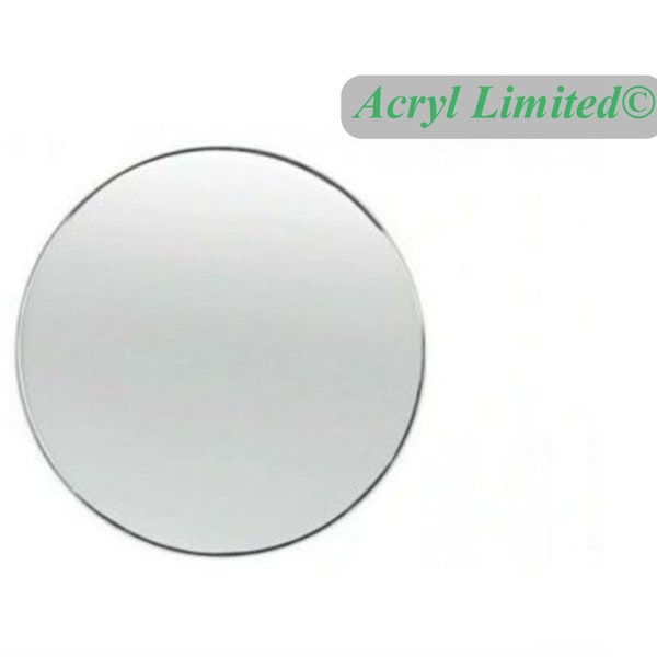 Mirror Acrylic Circles | Modern Shatter Resistance | Perspex | Mirror Disc Plastics