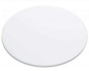 White plastic Disc /Laser cut  acrylic  circles/ALL SIZES/Acrylic thickness:3mm