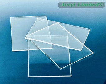 Perspex colour acrylic sheet 3mm/Gloss/Polished Edges/Panel cut to size