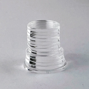 Set of 20 Clear Acrylic Circle Round Discs | Laser Cut Plastic | 100mm Diameter | 2mm Thickness