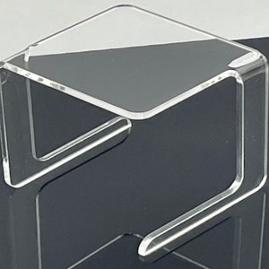 Clear Display Stands Risers / Perspex / Acrylic Display Shelves