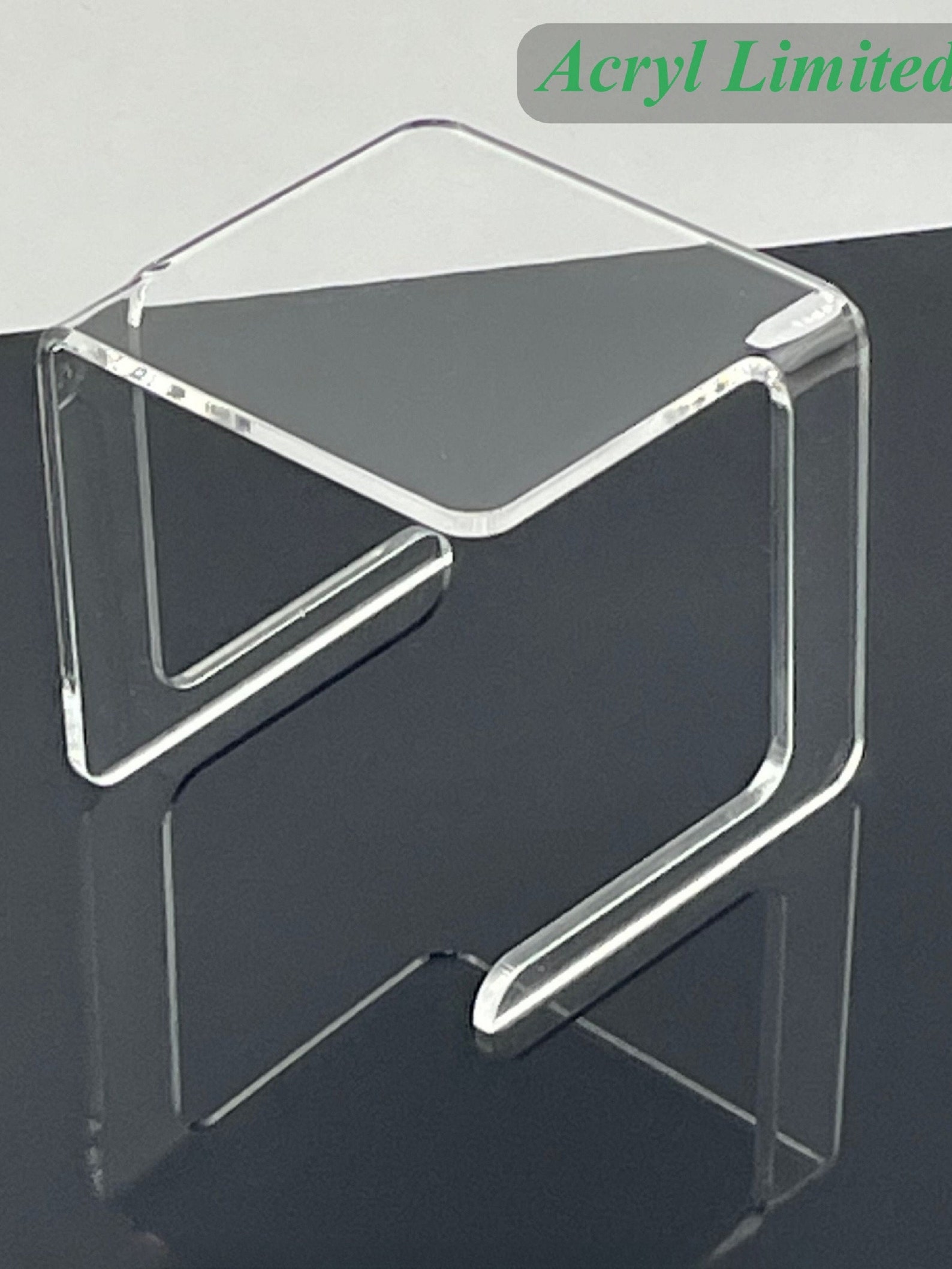 Clear Acrylic Display Stands Risers / Perspex / Acrylic Etsy UK