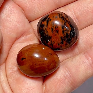 Mahogany Obsidian Tumbles