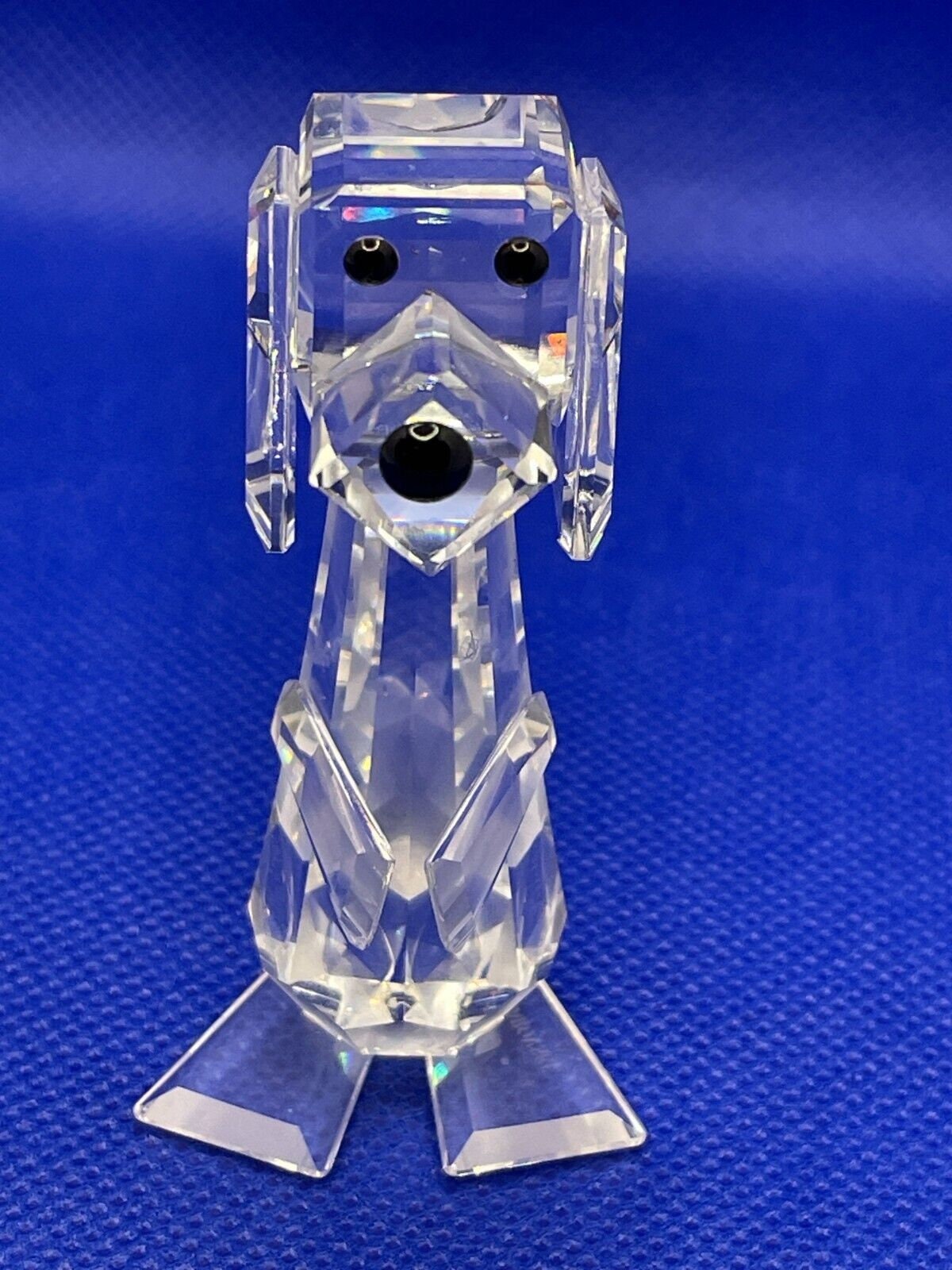 スワロフスキークリスタル プルート スタンディングドッグフィギュア