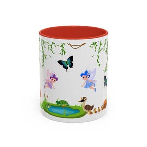 Tazza da caffè con fata stravagante - Grazioso regalo magico, perfetto per gli amanti del giardino, decorazioni da fiaba, casa incantata, amanti della natura
