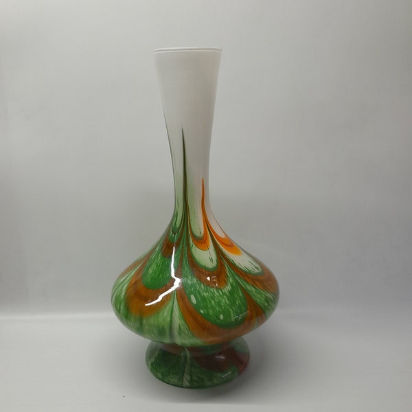 Opalglas Vase | Florence | Vintage