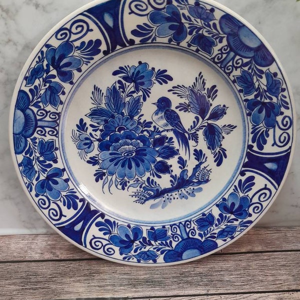 Delft Sammelteller "Vögel"