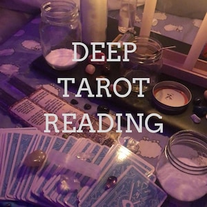 In der Tiefe Liebeslesung - Tarot Beziehungslesung - Ex Liebhaber Paarlesung - Tarot Liebeslesung - Karriere Lesung, Seelenverwandte